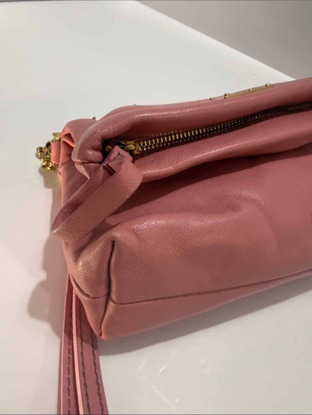 Dolce & Gabbana Nappa Piuma Rosa Lambskin Mini Baguette Bag - Picture 9 of 13
